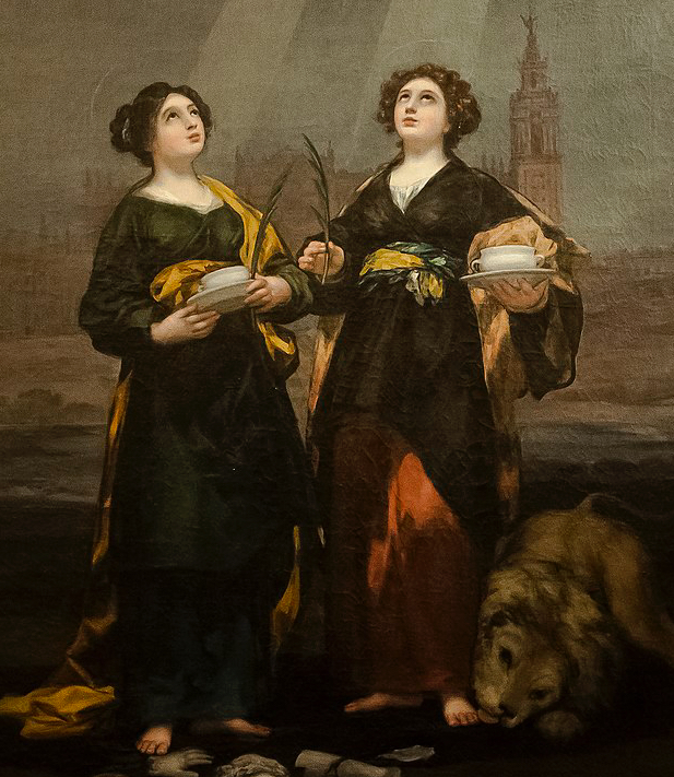 Santas Justa y Rufina, santosapocrifos