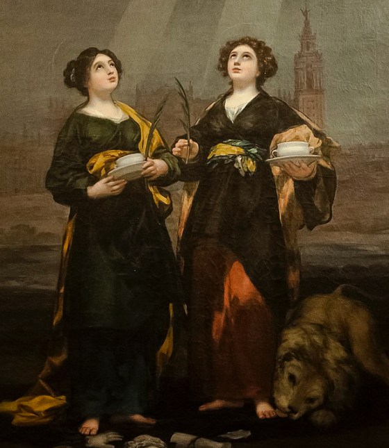 Santas Justa y Rufina, santosapocrifos